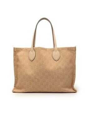 Gucci GG Canvas Tote Shoulder Bag Pink